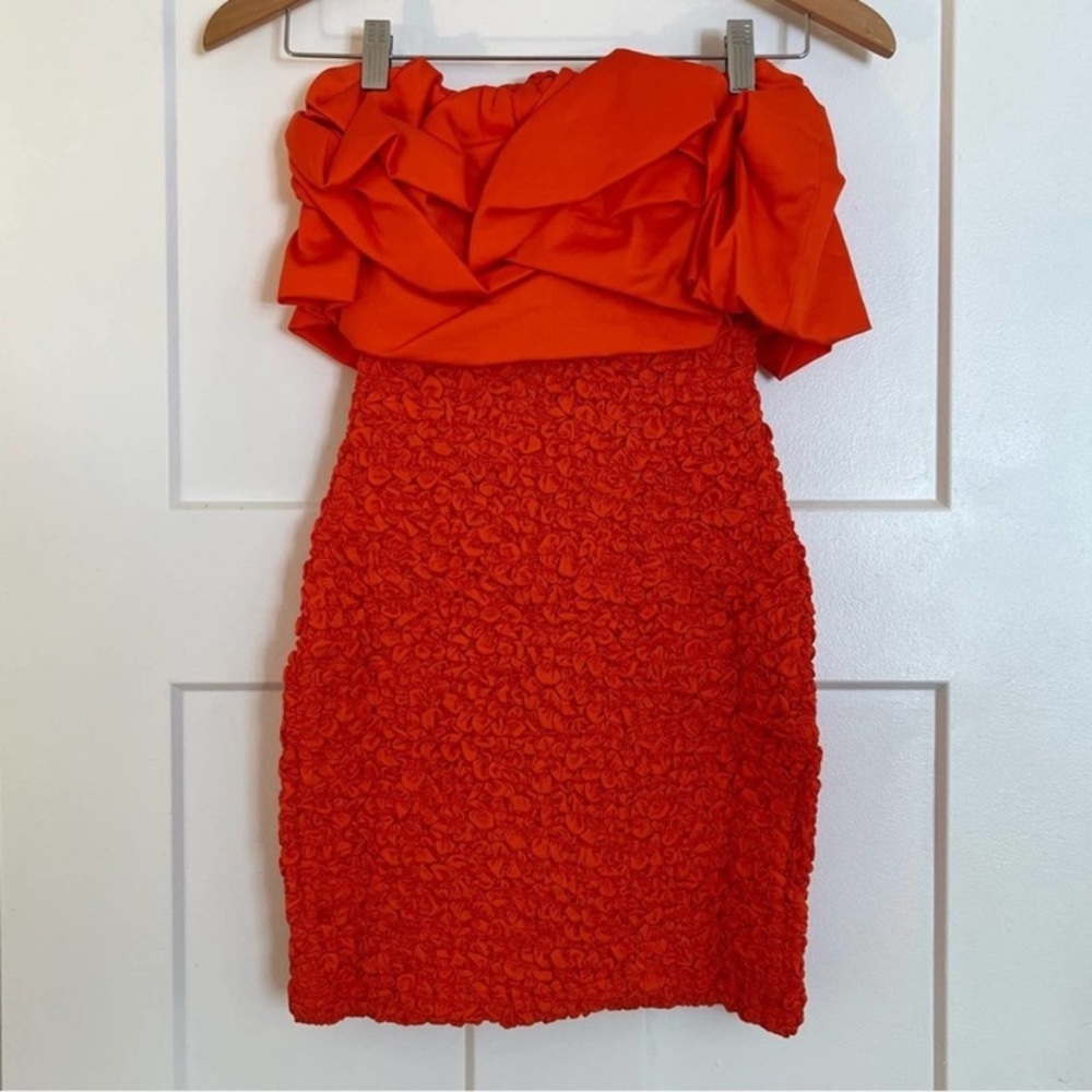 Mara Hoffman Popcorn Mini Dress Strapless cotton bodycon Kenza Medium